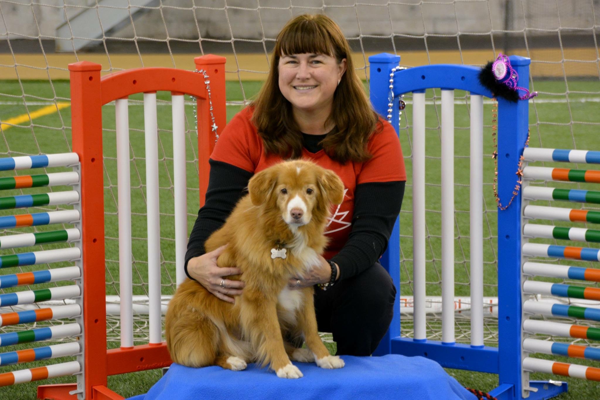 Dr. Janis Fisher with pets